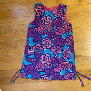 Lilly Pulitzer Pink and Blue Floral Dress size 6